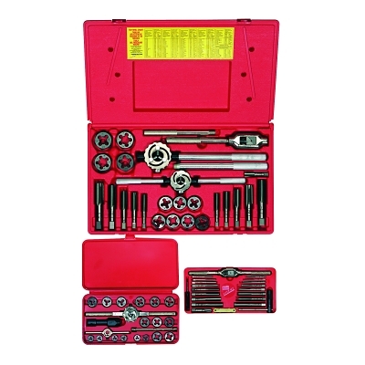 SET TAP&DIE 3MM-24HEX HANSON